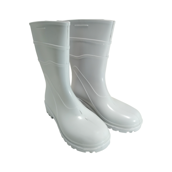 Bota Branca Cano Curto Pvc N 34 Loja da Fábrica