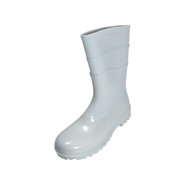 Bota Branca Cano Curto Pvc N 34 Loja da Fábrica
