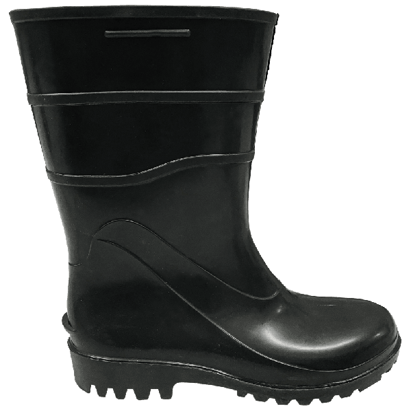 Bota Preta Cano Curto Pvc N 36 Loja da Fábrica